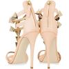 imageFSJ Women Sexy Open Toe TStrap Rivets Studded Stiletto High Heel Sandal Strappy Gladiator Back Zipper Dress Pump Shoes Size 415 USMoccasin