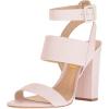 imageFSJ Women Ankle Strap Slingback Sandals Open Toe Chunky High Heels Strappy Shoes Size 415 USPink