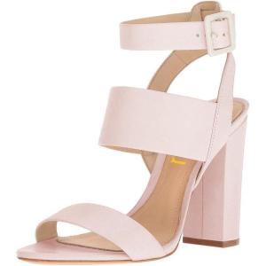 imageFSJ Women Ankle Strap Slingback Sandals Open Toe Chunky High Heels Strappy Shoes Size 415 USPink