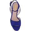 imageFSJ Women Comfortable Chunky Heel Platform Sandal Ankle Strap Open Toe Buckle Shoes Size 415 USDarkblue