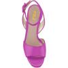imageFSJ Women Comfortable Chunky Heel Platform Sandal Ankle Strap Open Toe Buckle Shoes Size 415 USFuchsia