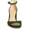imageFSJ Women Elegant Ankle Strap Sandals Low Chunky Heels Pumps Peep Toe Comfort Shoes Size 613 USOlive