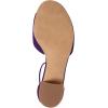 imageFSJ Women Elegant Ankle Strap Sandals Low Chunky Heels Pumps Peep Toe Comfort Shoes Size 613 USPurple