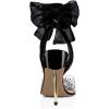 imageFSJ Women High Heel Ankle Strap Sandals Pointed Toe Rivets Pumps PVC Club Dress Shoes with Studs Fashion Size 415 USBlack2