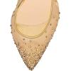 imageFSJ Women High Heel Ankle Strap Sandals Pointed Toe Rivets Pumps PVC Club Dress Shoes with Studs Fashion Size 415 USGoldlace Up