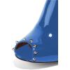 imageFSJ Women Pointed Toe Slide Mule Sandal Slippers Stiletto High Heels Loafers Slip on Backless Shoes 415 M USBlue Rivet