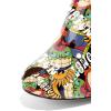 imageFSJ Women Pointed Toe Slide Mule Sandal Slippers Stiletto High Heels Loafers Slip on Backless Shoes 415 M USCartoon