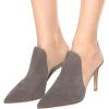 imageFSJ Women Pointed Toe Slide Mule Sandal Slippers Stiletto High Heels Loafers Slip on Backless Shoes 415 M USGrey8 Cm
