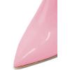 imageFSJ Women Pointed Toe Slide Mule Sandal Slippers Stiletto High Heels Loafers Slip on Backless Shoes 415 M USPink8 Cm