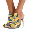 imageFSJ Women Pointed Toe Slide Mule Sandal Slippers Stiletto High Heels Loafers Slip on Backless Shoes 415 M USPlant