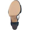 imageFSJ Women Sexy Ankle Strap Platform Sandal Chunky High Heel Open Toe Summer Shoe Size 415 M USDark Blue