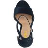 imageFSJ Women Sexy Ankle Strap Platform Sandal Chunky High Heel Open Toe Summer Shoe Size 415 M USDark Blue
