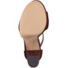 imageFSJ Women Sexy Ankle Strap Platform Sandal Chunky High Heel Open Toe Summer Shoe Size 415 M USDark Brown