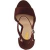 imageFSJ Women Sexy Ankle Strap Platform Sandal Chunky High Heel Open Toe Summer Shoe Size 415 M USDark Brown