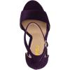 imageFSJ Women Sexy Ankle Strap Platform Sandal Chunky High Heel Open Toe Summer Shoe Size 415 M USDark Purple