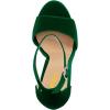 imageFSJ Women Sexy Ankle Strap Platform Sandal Chunky High Heel Open Toe Summer Shoe Size 415 M USGreen