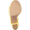 imageFSJ Women Sexy Ankle Strap Platform Sandal Chunky High Heel Open Toe Summer Shoe Size 415 M USYellow