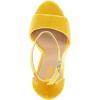 imageFSJ Women Sexy Ankle Strap Platform Sandal Chunky High Heel Open Toe Summer Shoe Size 415 M USYellow