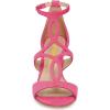 imageFSJ Women Strappy Ankle Strap Sandals Open Toe High Heel Caged Cutout Fashion Ladies Summer Casual Shoes Size 415 USFuchsia