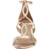 imageFSJ Women Strappy Ankle Strap Sandals Open Toe High Heel Caged Cutout Fashion Ladies Summer Casual Shoes Size 415 USGold