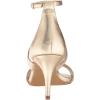 imageFSJ Women Strappy Ankle Strap Sandals Open Toe High Heel Caged Cutout Fashion Ladies Summer Casual Shoes Size 415 USGold