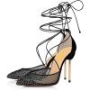 Black-lace Up
