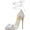 Silver Peep-toe