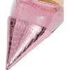 imageFSJ Women Clear High Heel Sandals Slingback Sexy Transparent PVC Pointed Toe Stiletto Heels Slip On Wedding Party Pumps Shoes Size 415 USPink
