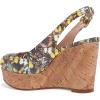 imageFSJ Women Peep Toe High Heel Wedge Sandals Slip on Cork Pumps Slingback Platform Slide Casual Party Dress Shoes Size 415 USButterfly