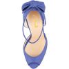 imageFSJ Women Stiletto High Heels Sandals Peep Toe Pumps Ankle Straps Bows Bridal Dress Party Shoes with Buckle Size 415 USBlue