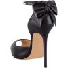 imageFSJ Women Stiletto High Heels Sandals Peep Toe Pumps Ankle Straps Bows Bridal Dress Party Shoes with Buckle Size 415 USCustomize