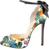 imageFSJ Women Stiletto High Heels Sandals Peep Toe Pumps Ankle Straps Bows Bridal Dress Party Shoes with Buckle Size 415 USFlower