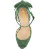 imageFSJ Women Stiletto High Heels Sandals Peep Toe Pumps Ankle Straps Bows Bridal Dress Party Shoes with Buckle Size 415 USGreen