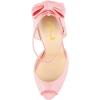 imageFSJ Women Stiletto High Heels Sandals Peep Toe Pumps Ankle Straps Bows Bridal Dress Party Shoes with Buckle Size 415 USPink