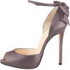 imageFSJ Women Stiletto High Heels Sandals Peep Toe Pumps Ankle Straps Bows Bridal Dress Party Shoes with Buckle Size 415 USRosy Brown