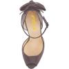 imageFSJ Women Stiletto High Heels Sandals Peep Toe Pumps Ankle Straps Bows Bridal Dress Party Shoes with Buckle Size 415 USRosy Brown