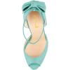 imageFSJ Women Stiletto High Heels Sandals Peep Toe Pumps Ankle Straps Bows Bridal Dress Party Shoes with Buckle Size 415 USTurquoise