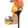 imageFSJ Women Stiletto High Heels Sandals Peep Toe Pumps Ankle Straps Bows Bridal Dress Party Shoes with Buckle Size 415 USWatercolor