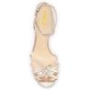 imageFSJ Women Strappy Open Toe Stiletto High Heels Ankle Wrap Dress Sandals Cutout Prom Shoes Size 415 USGold