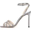 imageFSJ Women Strappy Open Toe Stiletto High Heels Ankle Wrap Dress Sandals Cutout Prom Shoes Size 415 USGrey