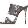 imageFSJ Women Versatile Open Toe High Heel Mules Backless Shoes Feminine Slingback Stiletto Slide Sandals Slip on Slipper Size 415 USFlowerlet