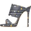 imageFSJ Women Versatile Open Toe High Heel Mules Backless Shoes Feminine Slingback Stiletto Slide Sandals Slip on Slipper Size 415 USGalaxy