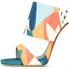 imageFSJ Women Versatile Open Toe High Heel Mules Backless Shoes Feminine Slingback Stiletto Slide Sandals Slip on Slipper Size 415 USSummer Beach