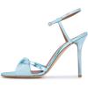 imageWomen Elegant Stiletto High Heels Ankle Strap Open Toe Sandals Prom Evening Dress Shoes Size 415 USBlue