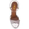 imageWomen Elegant Stiletto High Heels Ankle Strap Open Toe Sandals Prom Evening Dress Shoes Size 415 USGrey