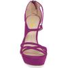 imageWomen Strappy Open Toe Platform High Heels Caged Dress Sandals Cutout Party Stiletto Pumps Size 415 USFuchsia