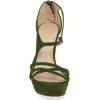 imageWomen Strappy Open Toe Platform High Heels Caged Dress Sandals Cutout Party Stiletto Pumps Size 415 USOlive