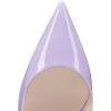 imageFSJ Women Chic Pointed Toe Slingback Pumps Sexy Transparent Chunky High Heel Slip On Graduation Homecoming Dress Shoes Size 415 USPurple