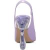 imageFSJ Women Chic Pointed Toe Slingback Pumps Sexy Transparent Chunky High Heel Slip On Graduation Homecoming Dress Shoes Size 415 USPurple