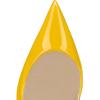 imageFSJ Women Chic Pointed Toe Slingback Pumps Sexy Transparent Chunky High Heel Slip On Graduation Homecoming Dress Shoes Size 415 USYellow